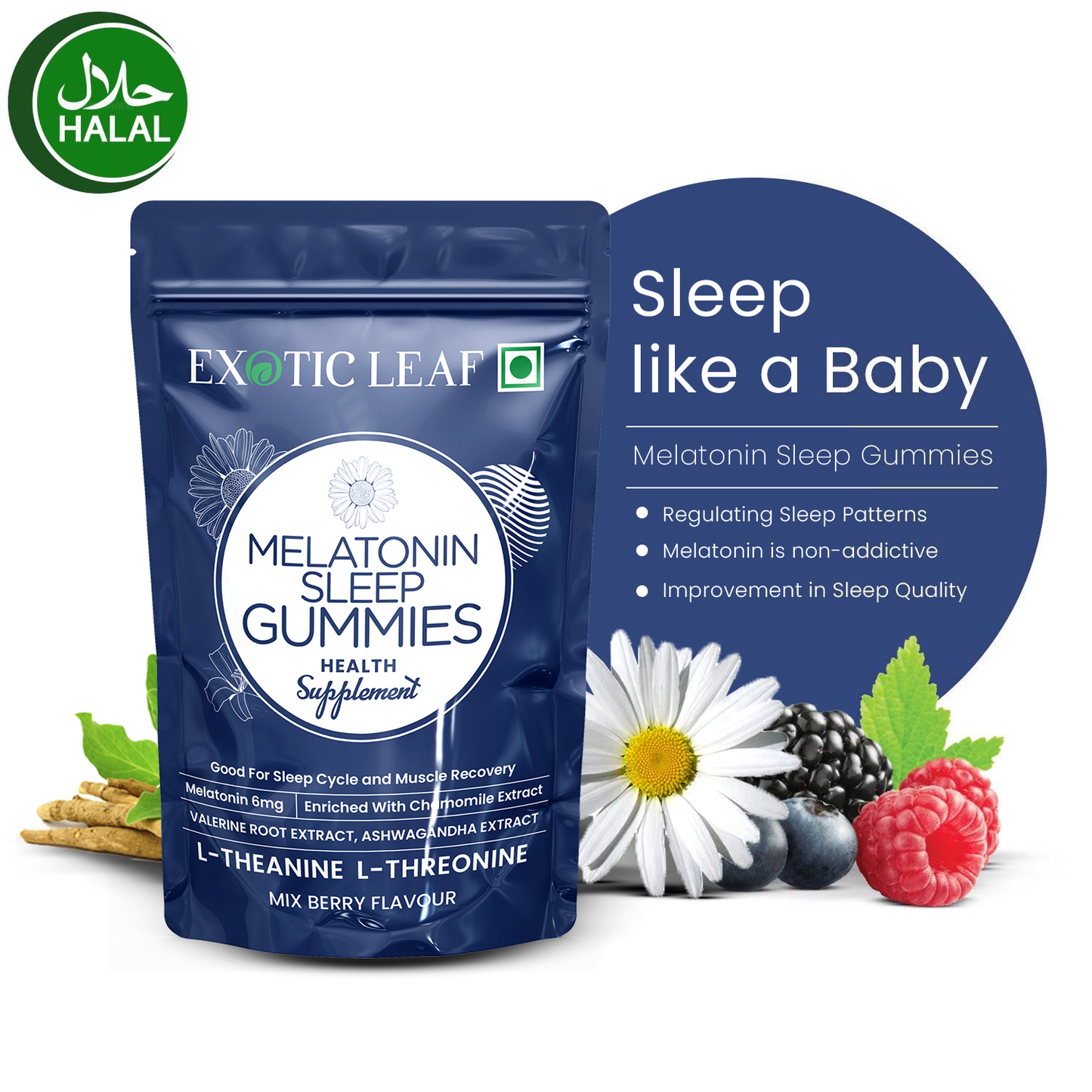 Melatonin Sleep Gummies | 100% HALAL